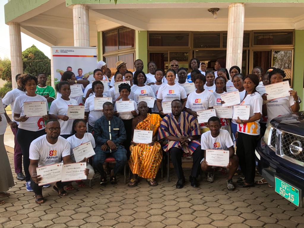 The Ghana Enterprises Agency, Sunyani Municipal  Assembly Trains Nkosuo Loan Association Members In Financial Literacy And Small Business Management.