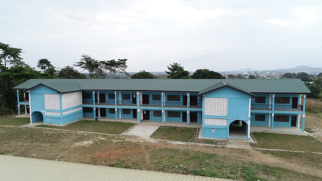 Completed 12-Unit Classroom Block  for Senior  High School at Sunyani