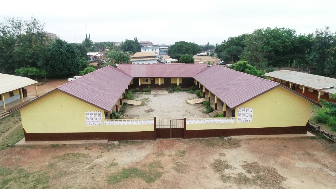 Completed 6-Uint Classroom Block at Anglican Basic School
