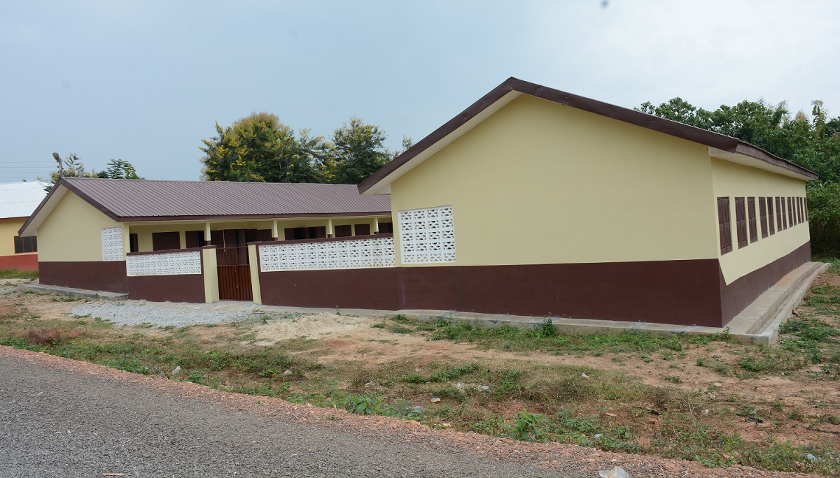 Completed 6-Unit Classroom Block at Nkrankrom - Digital Address (BS-0481-0887)
